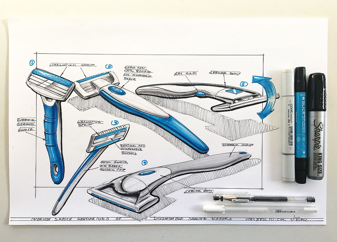 industrial design，Hand drawn，
