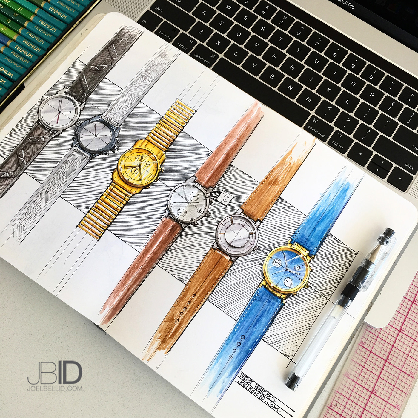 industrial design，Hand drawn，