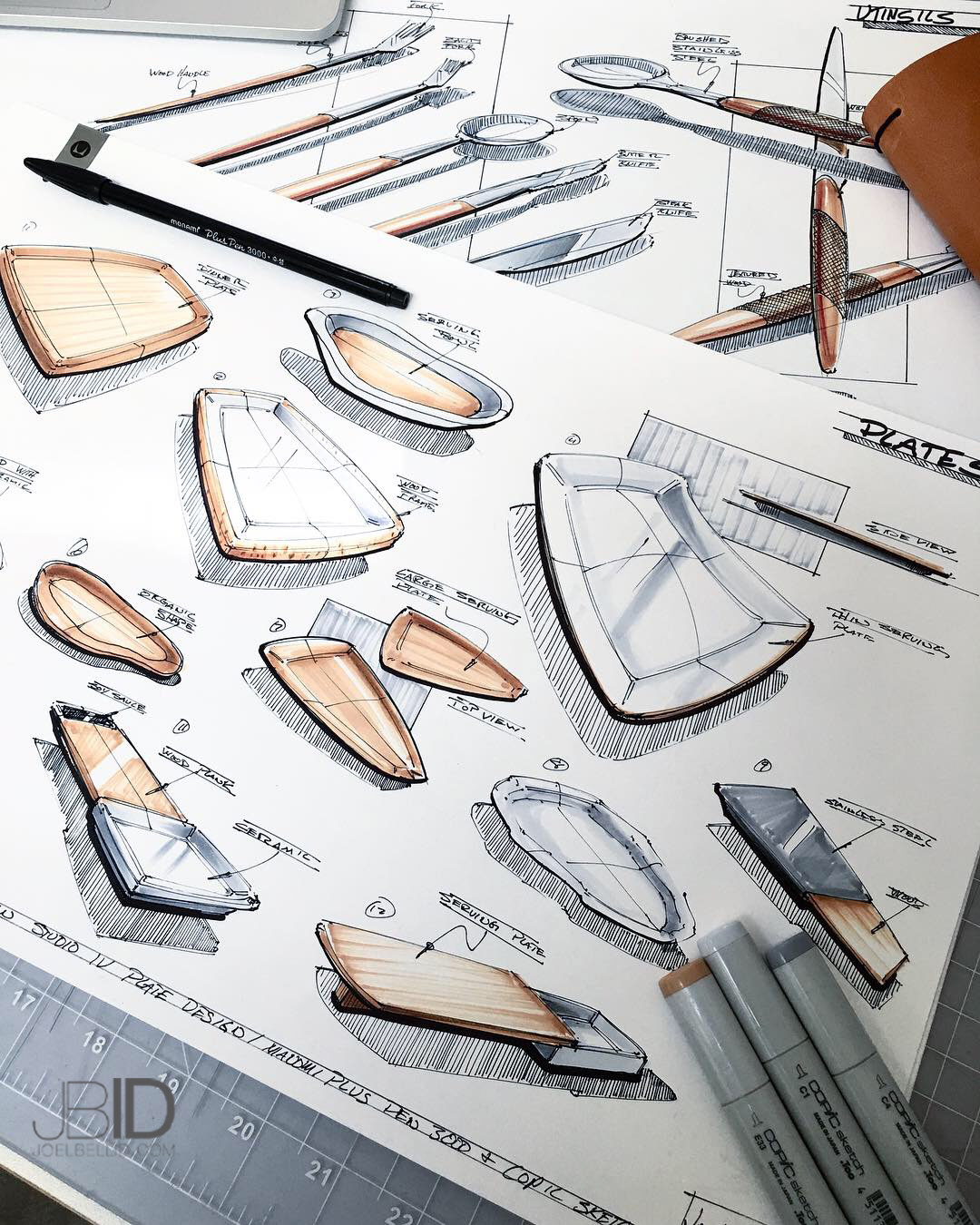 industrial design，Hand drawn，