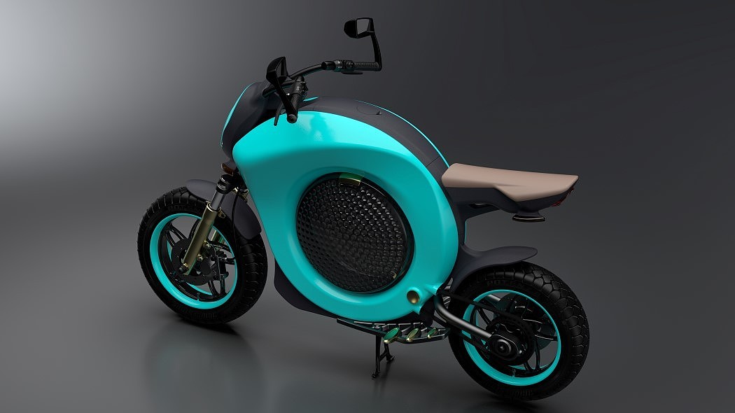 Novel shape，fashion，motorcycle，industrial design，Gorgeous color，