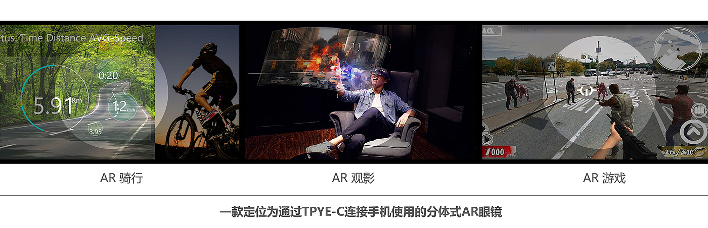 Mobile Accessories，man-machine，Split ar glasses，