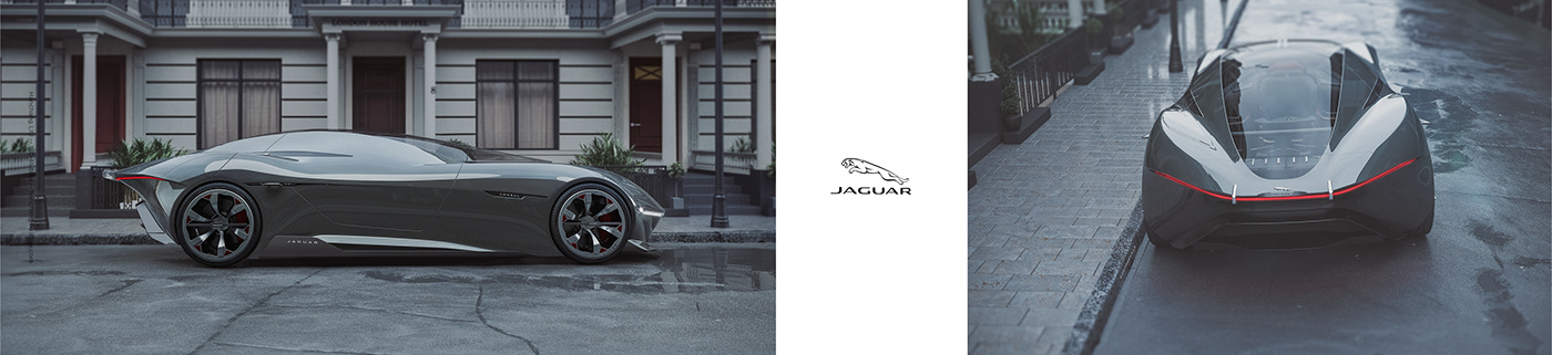 Jaguar，Sports car，automobile，Hanchang LIU，