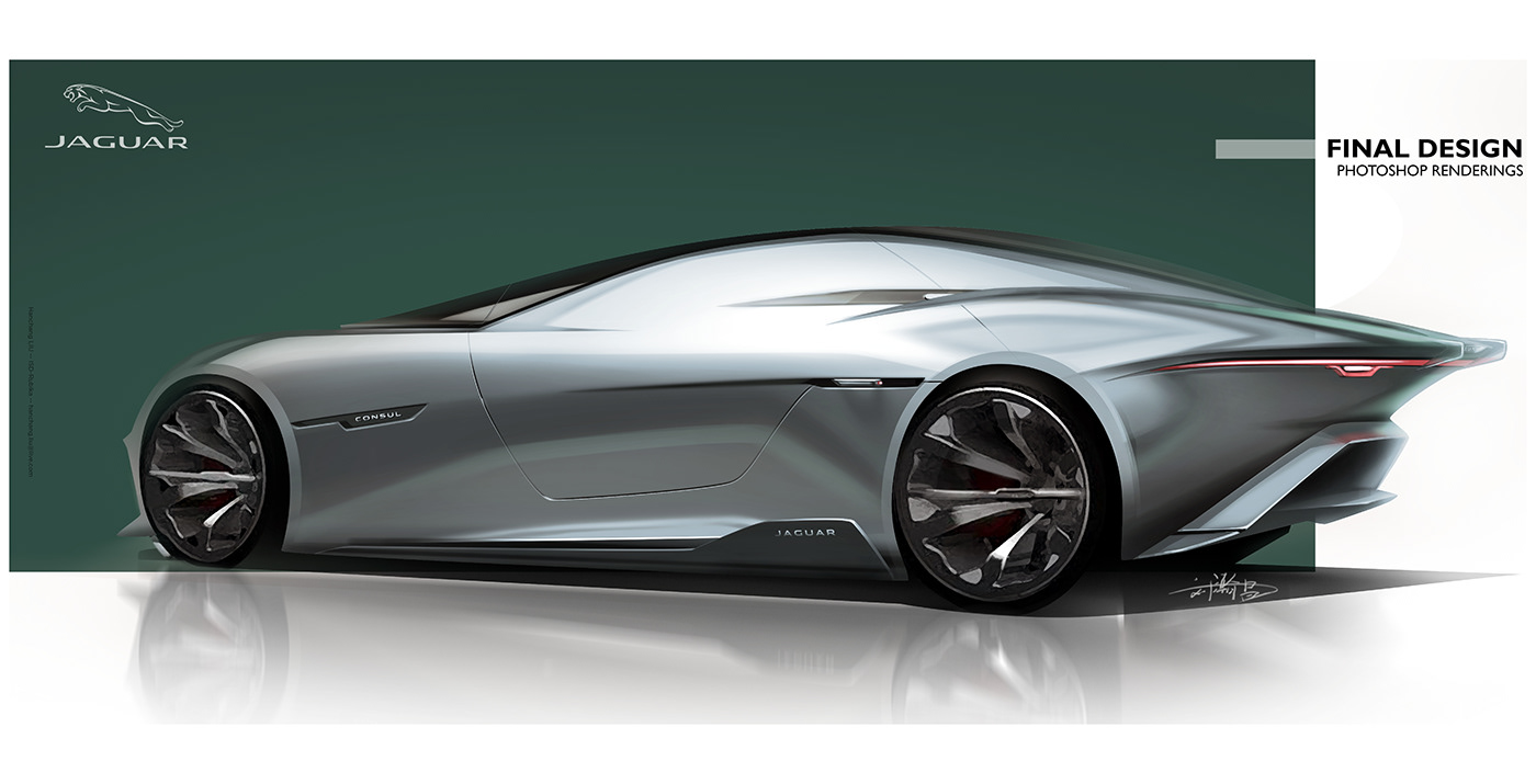 Jaguar，Sports car，automobile，Hanchang LIU，