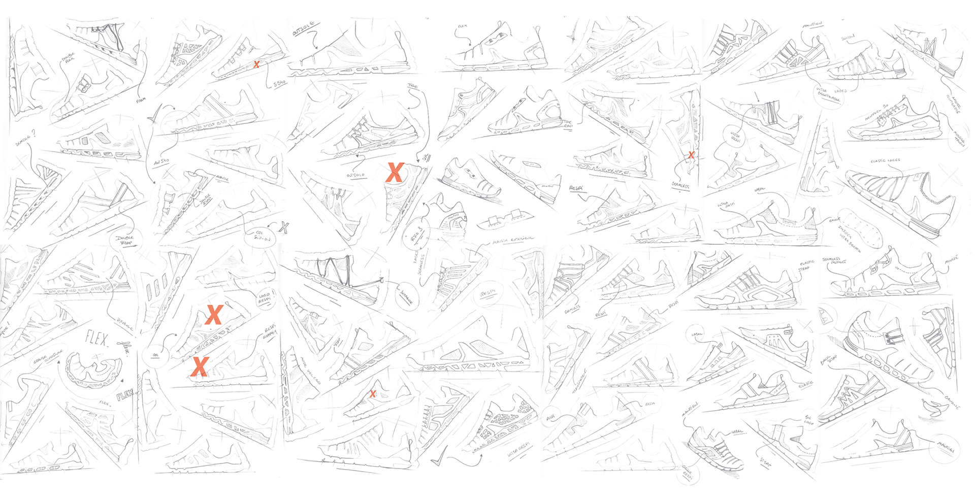 Hand drawn，footwear，industrial design，