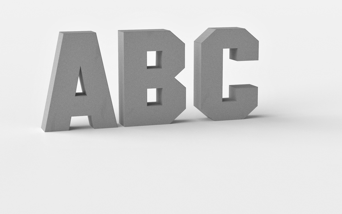 letter，cement，Tabletop decoration，