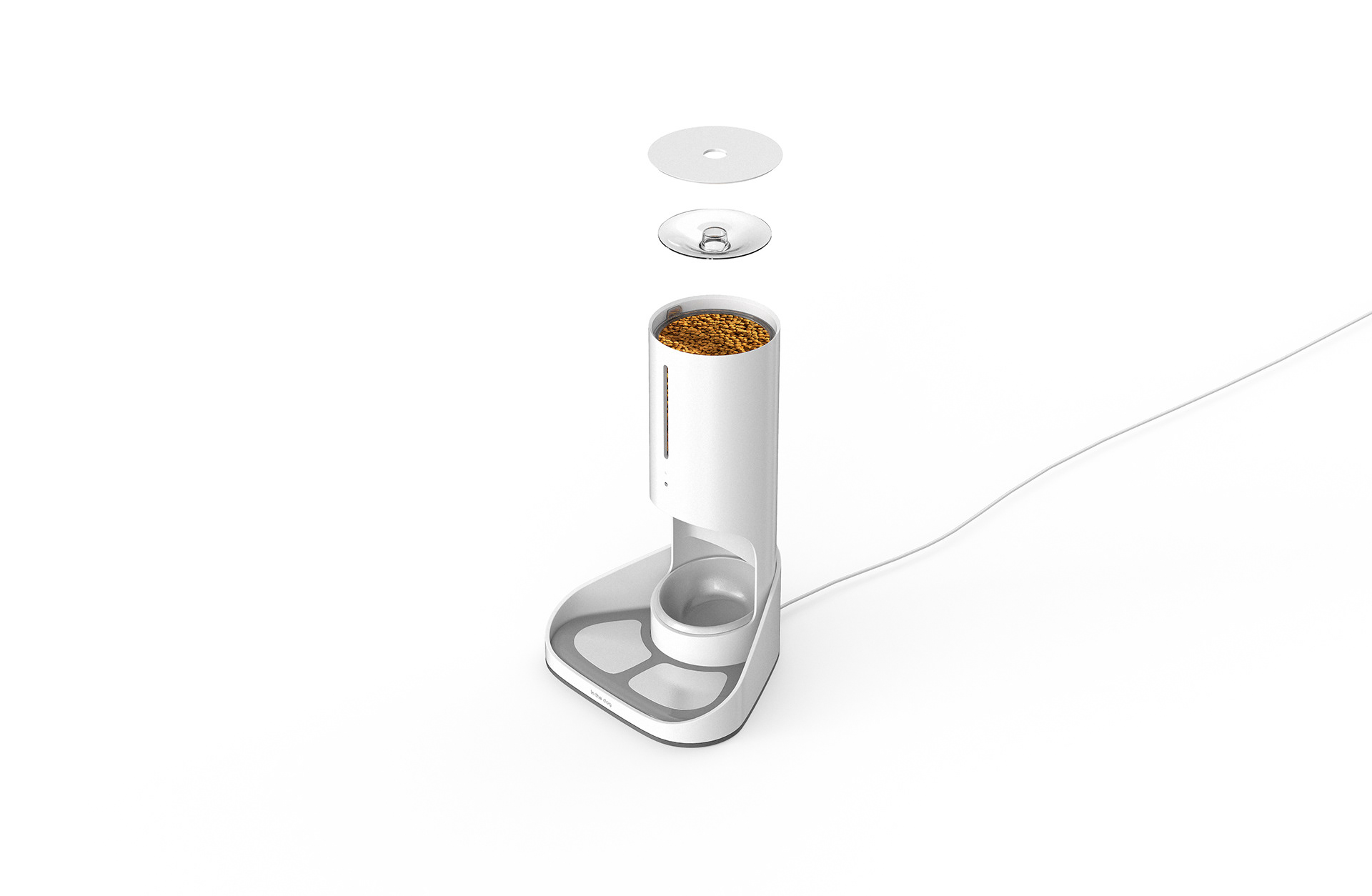 Automatic feeder，white，intelligence，