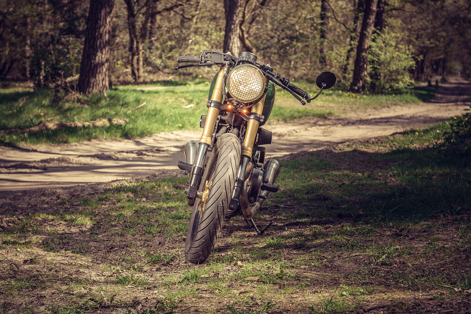 Honda CBR600RR，motorcycle，green，