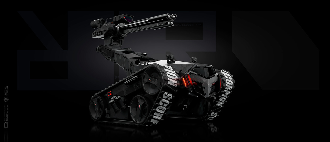 industrial design，Tank，Toys，Scorpion，