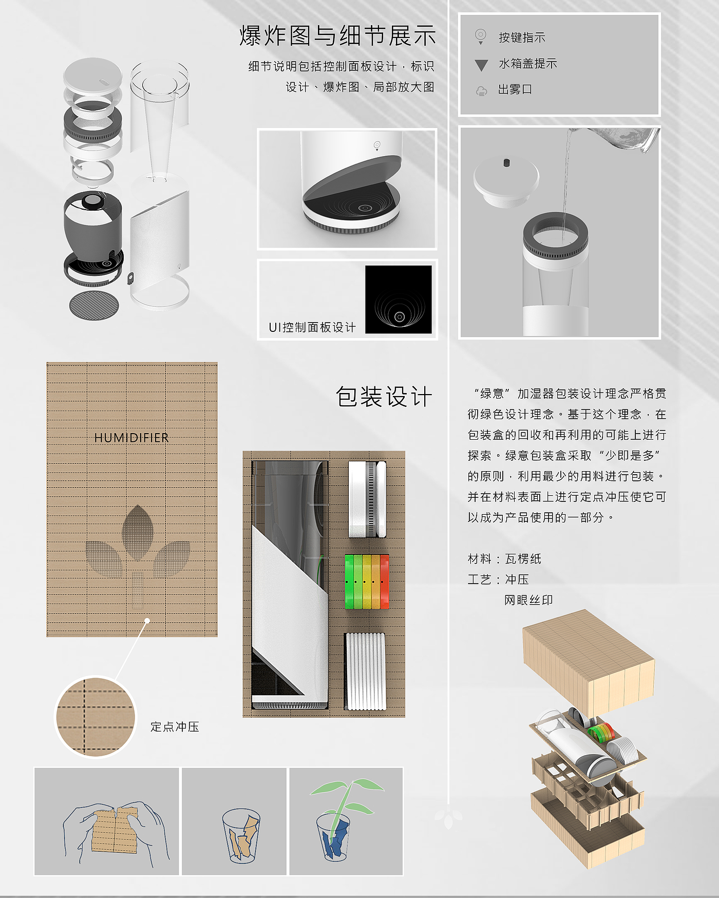 Home appliance design，conceptual design，Humidifier，Graduation project，original，