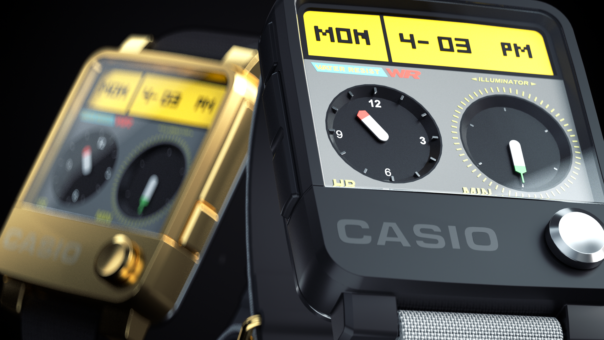 product design，Watch design，CASIO，