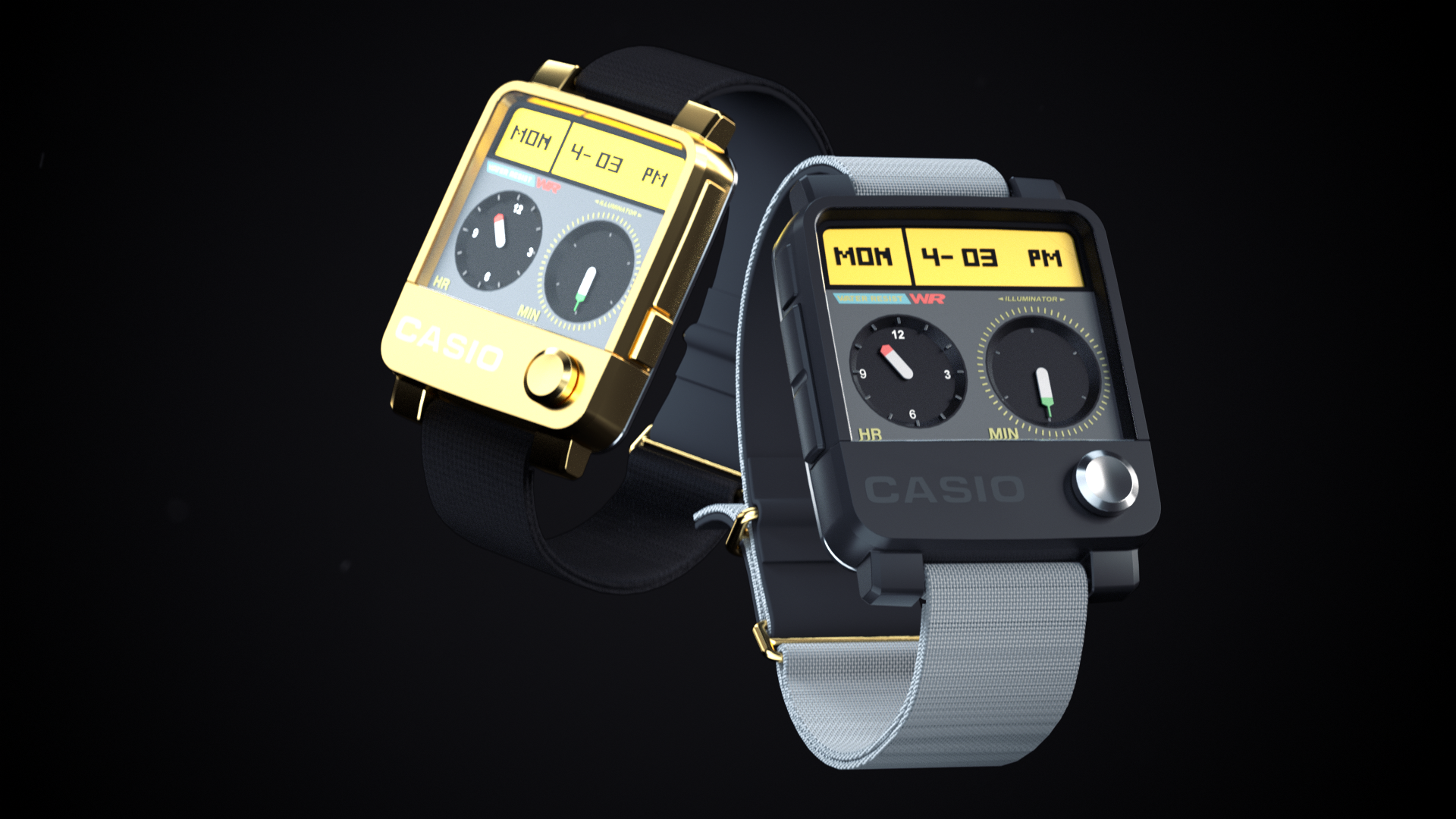 product design，Watch design，CASIO，
