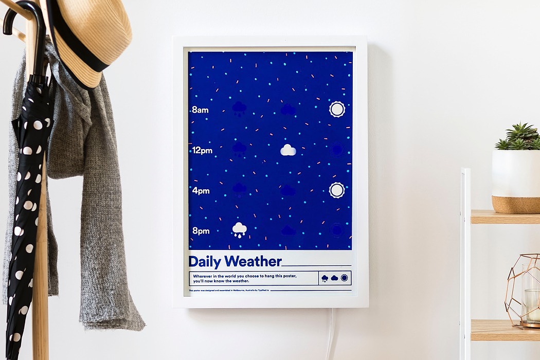 weather forecast，display，intelligence，Weather Poster，