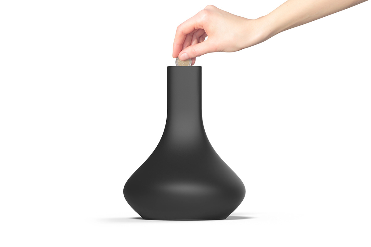 product design，originality，3D printing，Piggy bank，