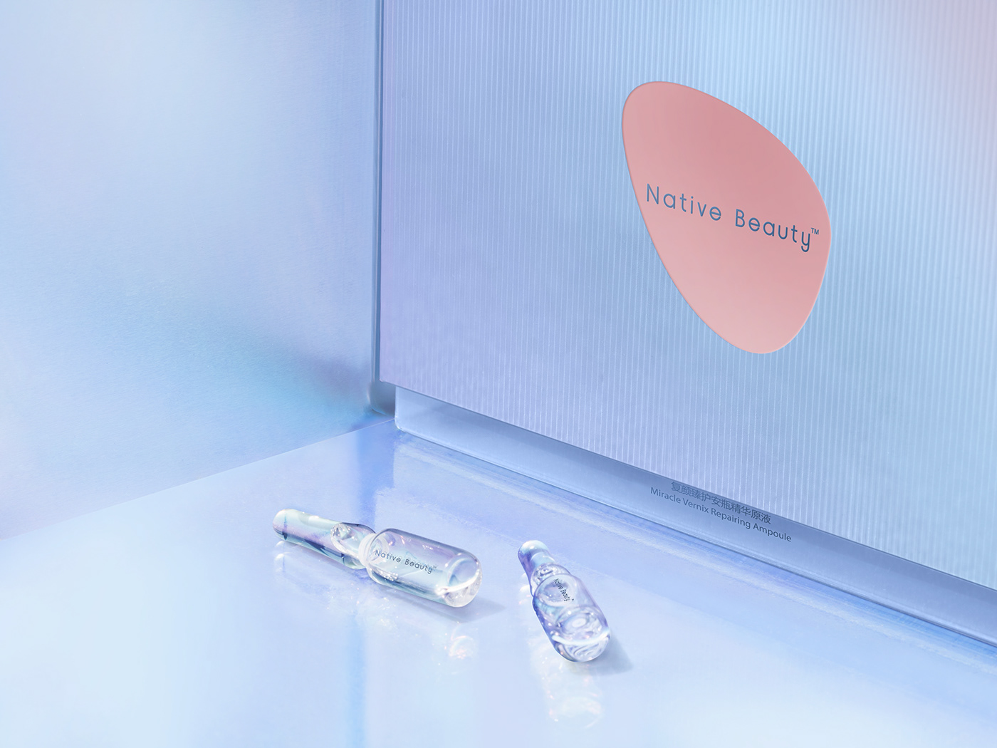 Native Beauty，Restoring the essence of the ampoule，Ampoule Set，Second White，Maintenance products，Cosmetics，Medical beauty，Medicated makeup，