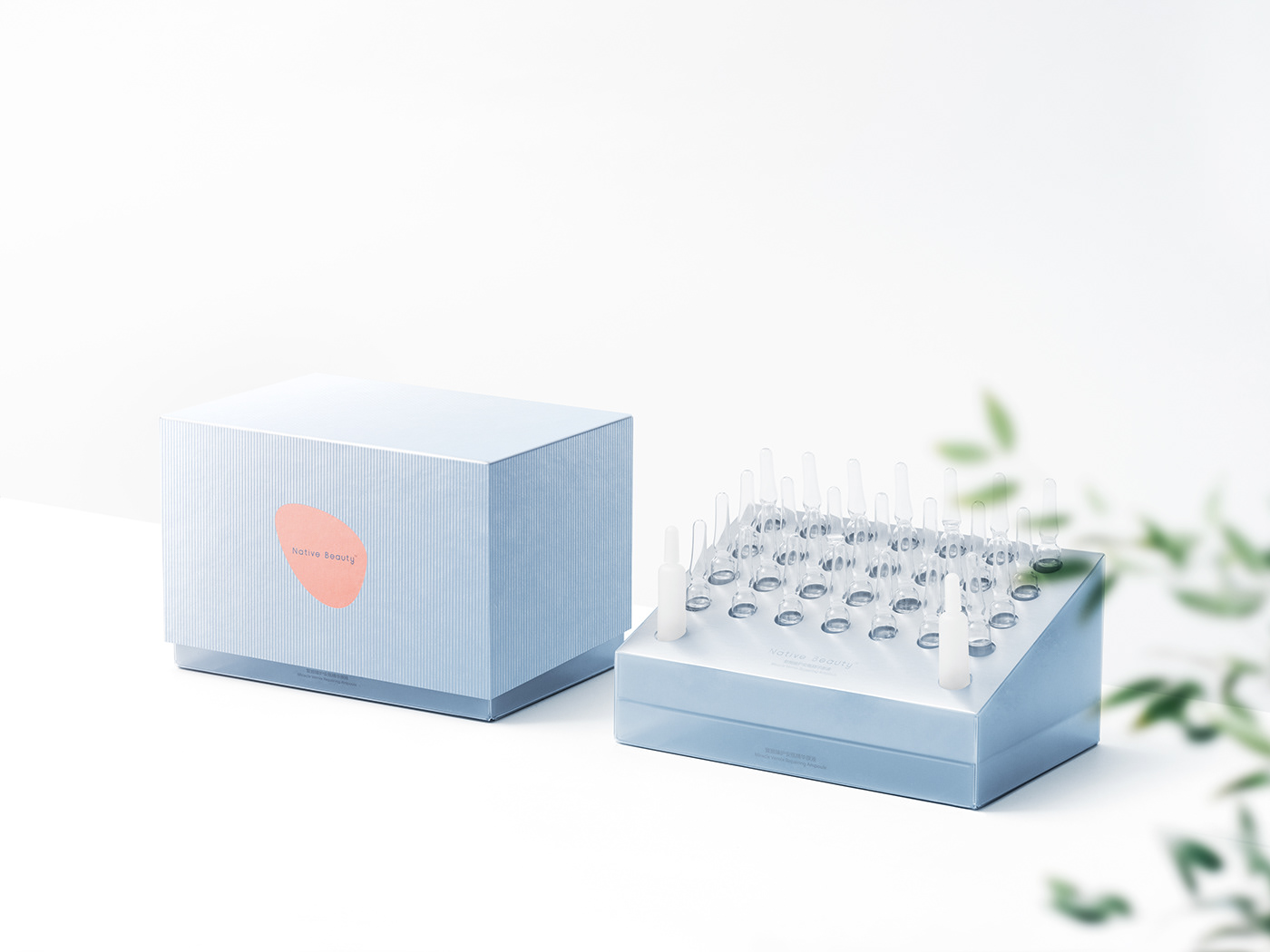 Native Beauty，Restoring the essence of the ampoule，Ampoule Set，Second White，Maintenance products，Cosmetics，Medical beauty，Medicated makeup，