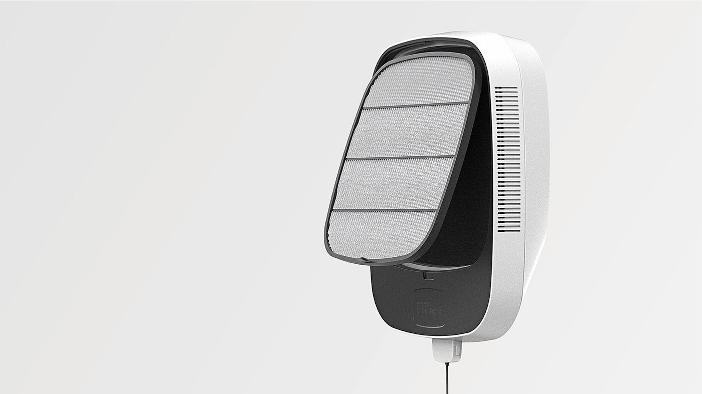 VENTILATOR，wireless，Do Hyeung Kim，concept，air cleaner，app，white，