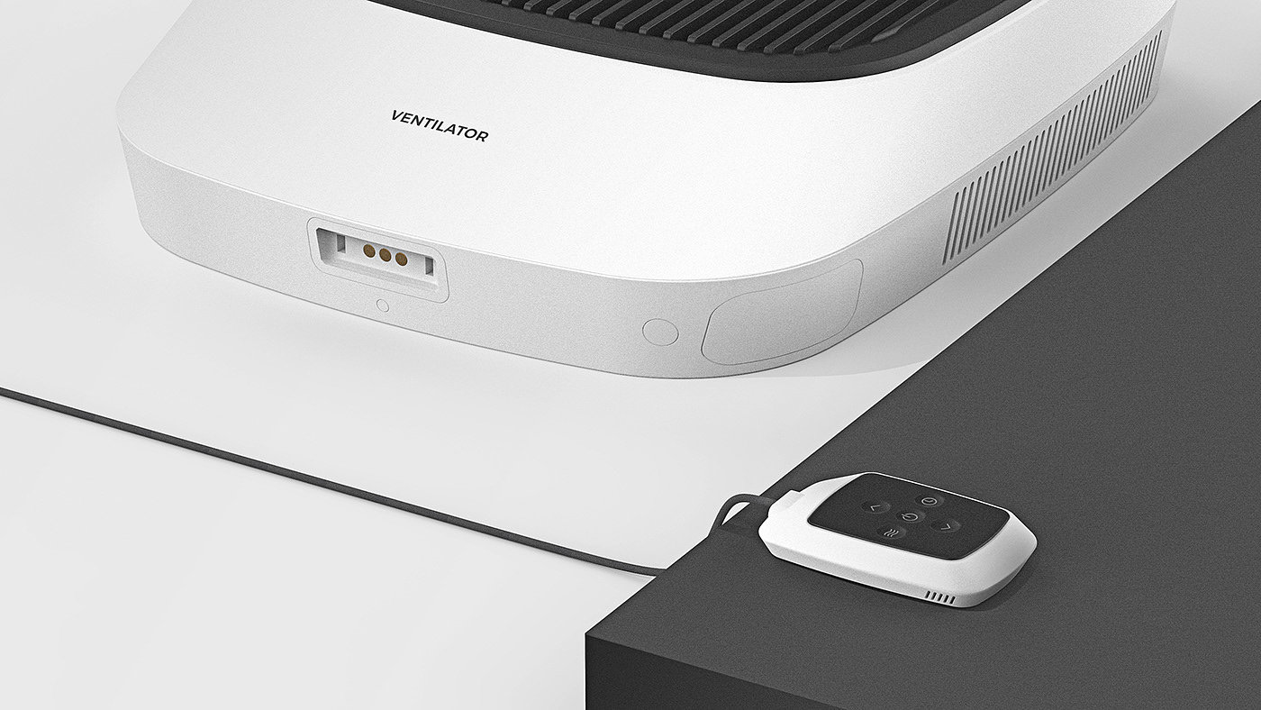 VENTILATOR，wireless，Do Hyeung Kim，concept，air cleaner，app，white，
