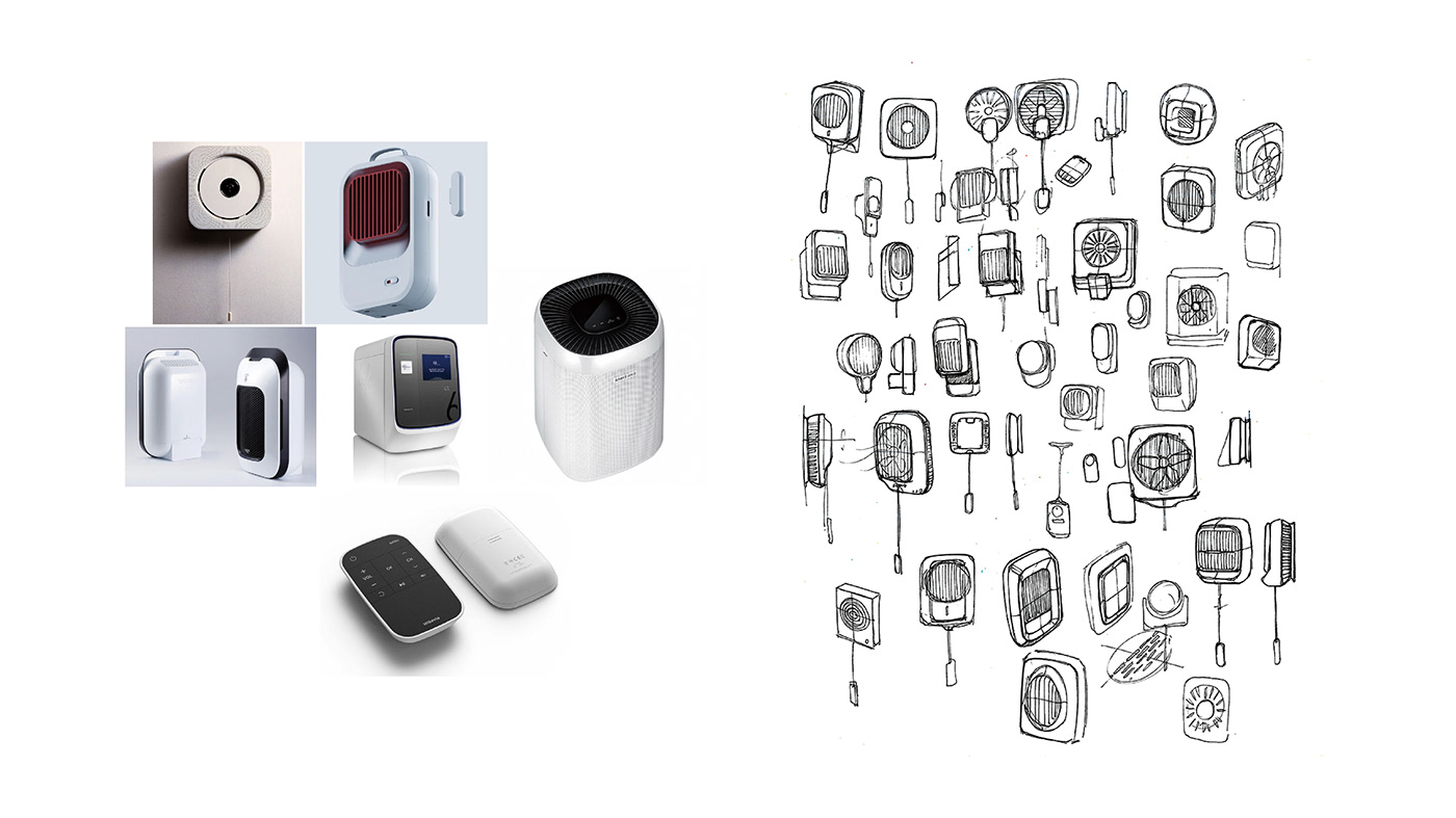 VENTILATOR，wireless，Do Hyeung Kim，concept，air cleaner，app，white，