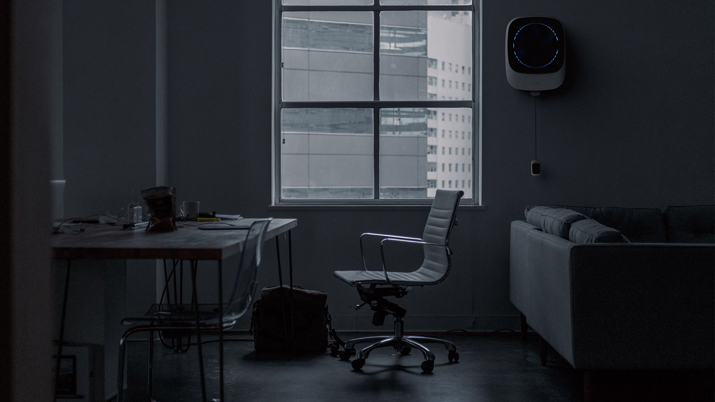 VENTILATOR，wireless，Do Hyeung Kim，concept，air cleaner，app，white，