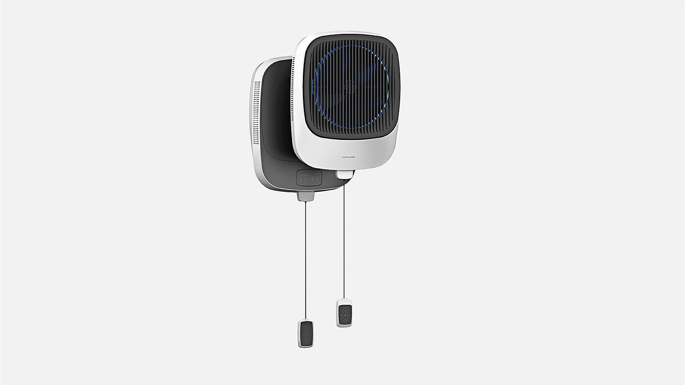 VENTILATOR，wireless，Do Hyeung Kim，concept，air cleaner，app，white，