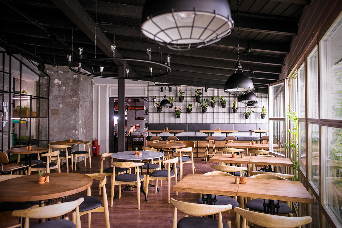 industrial design，Interior design，Marble，Metal，Potted plants，