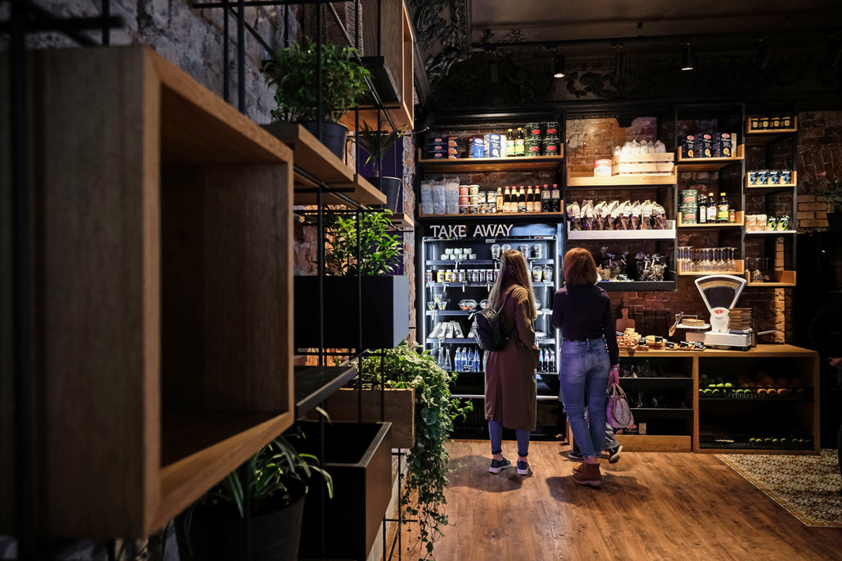 industrial design，Interior design，Marble，Metal，Potted plants，