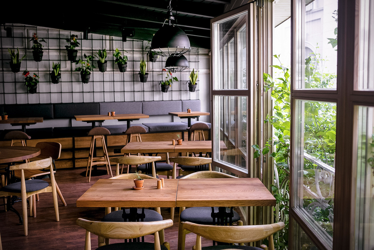 industrial design，Interior design，Marble，Metal，Potted plants，