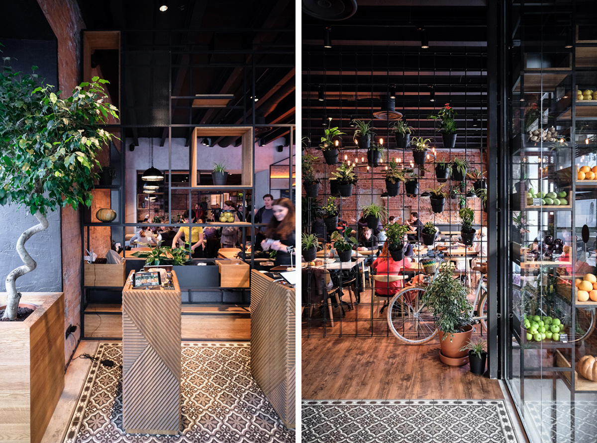 industrial design，Interior design，Marble，Metal，Potted plants，