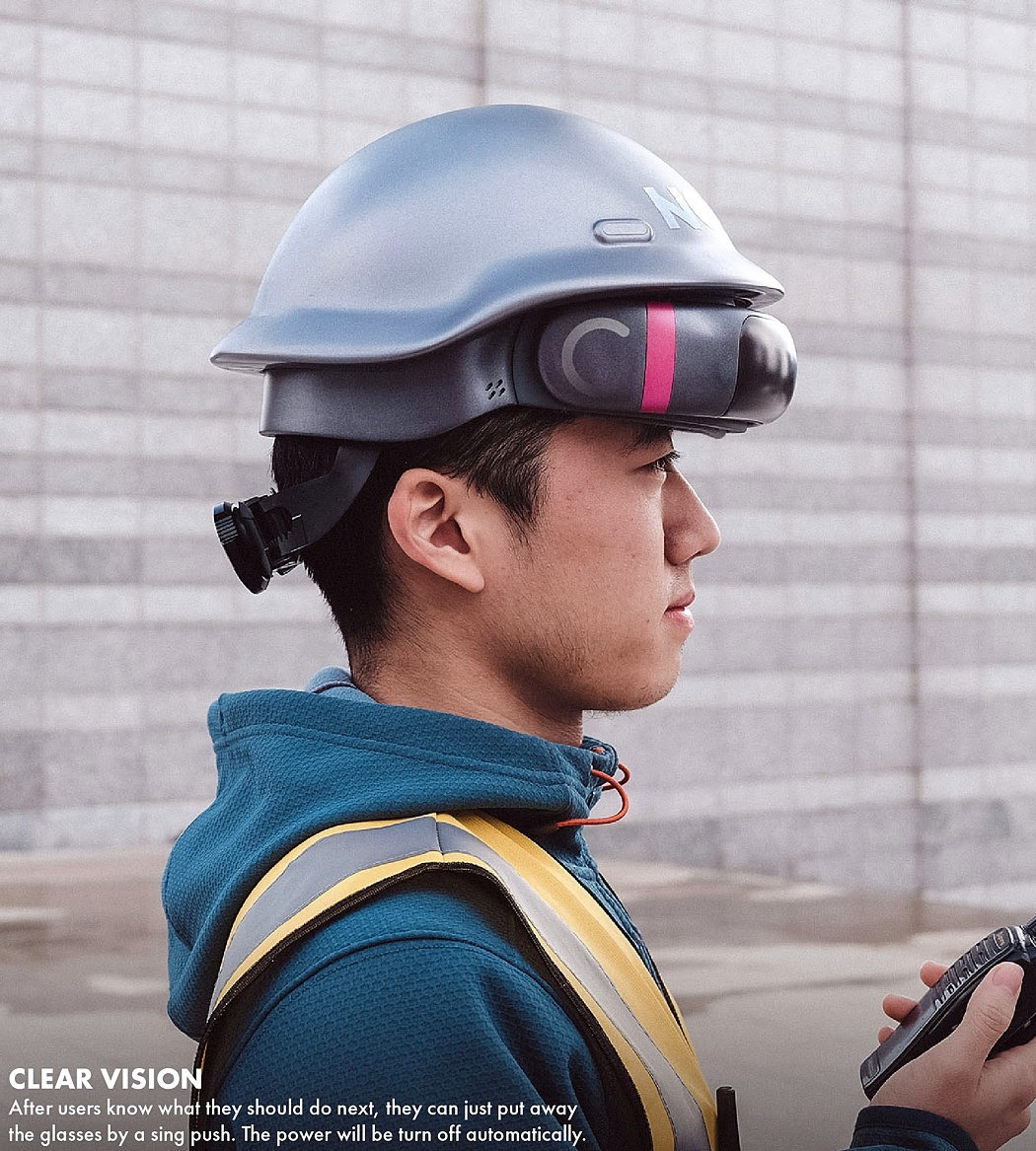 safety hat，Helmet，Mixed reality，NOCTUA，