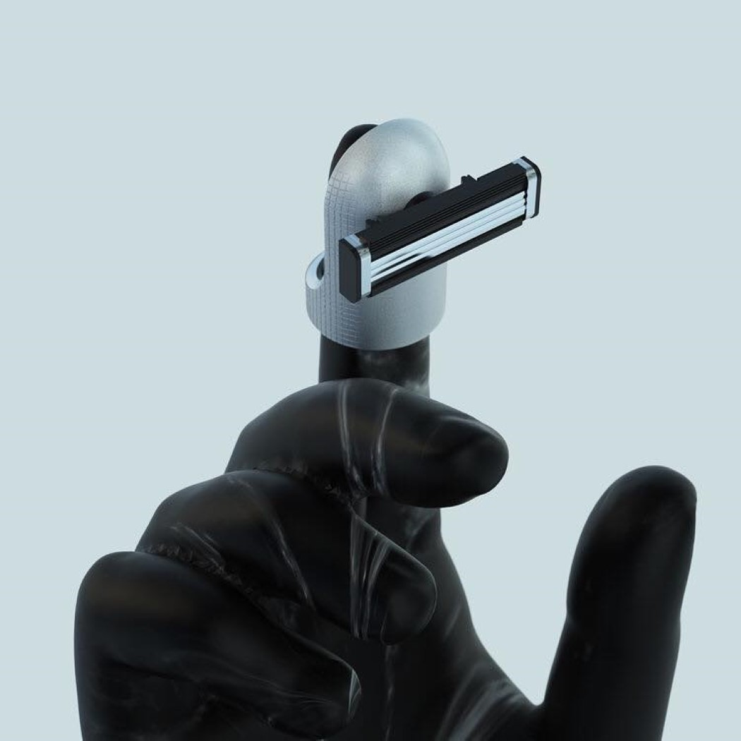 industrial design，Render，razor，