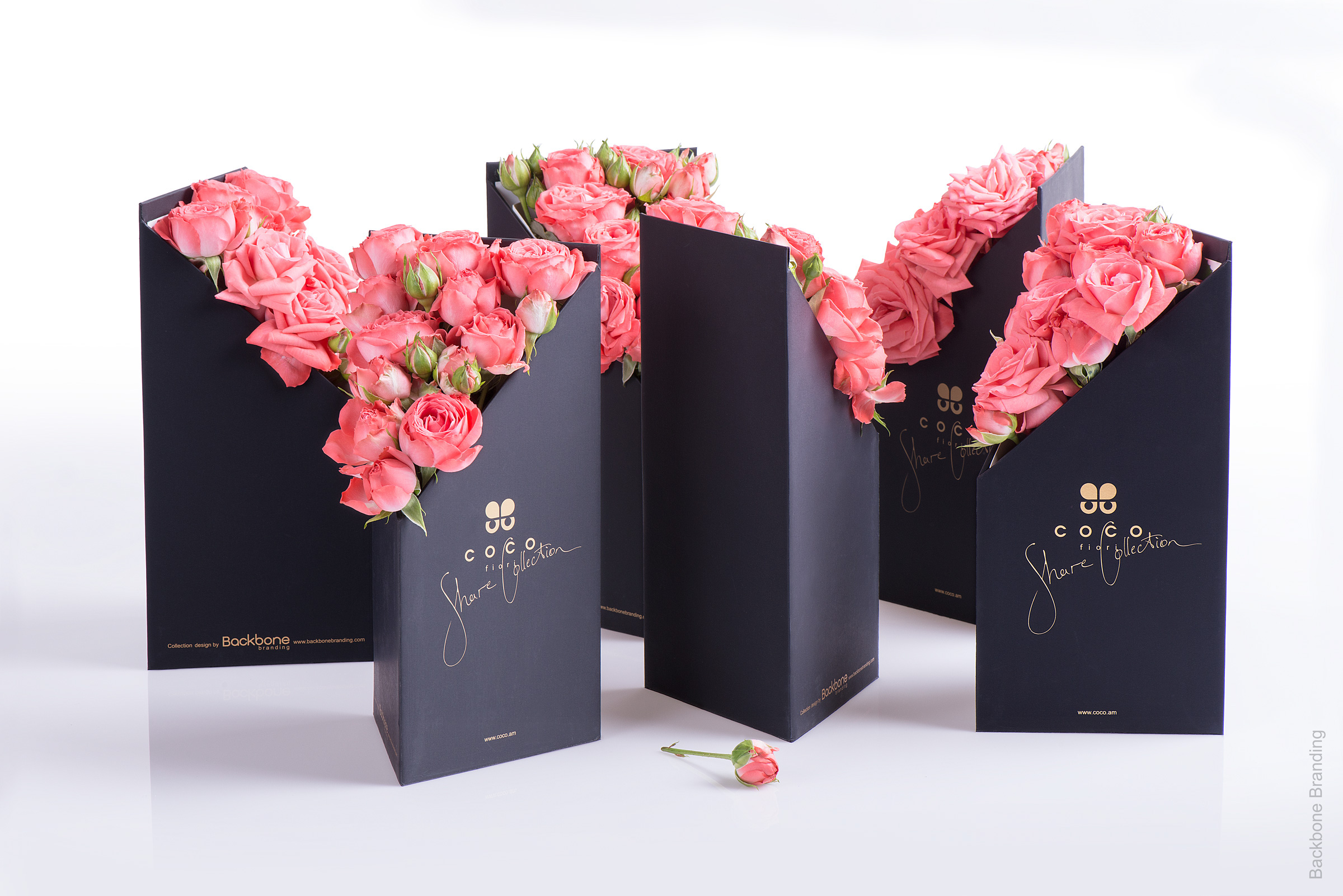 Serial design，Flower art，Brand design，