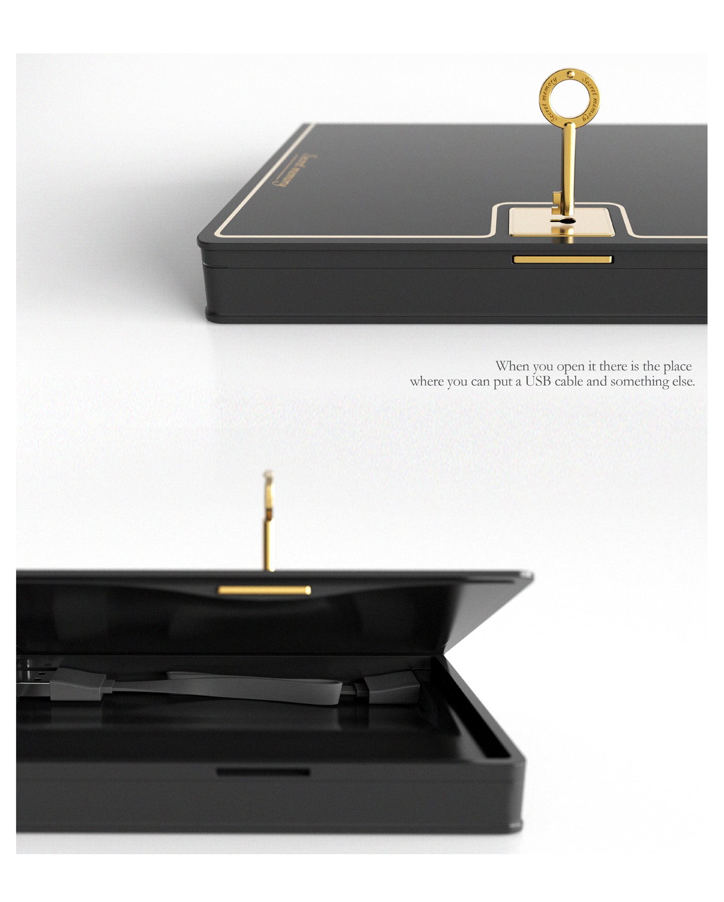 Secret notes，portable battery，Storage box，