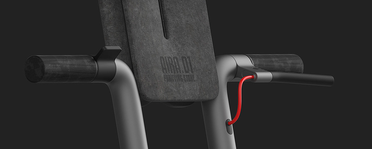 Aira，Electric scooter，vehicle，industrial design，