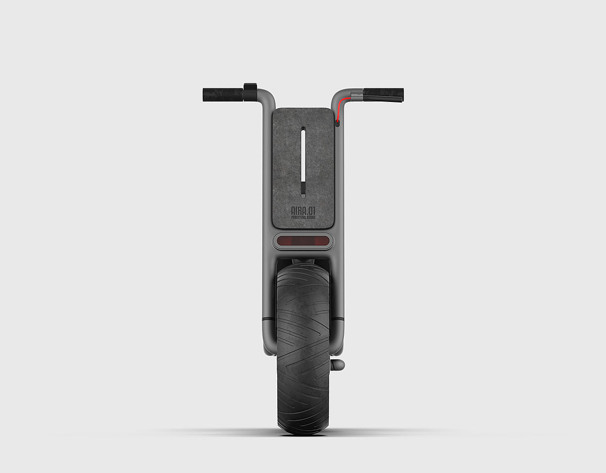 Aira，Electric scooter，vehicle，industrial design，