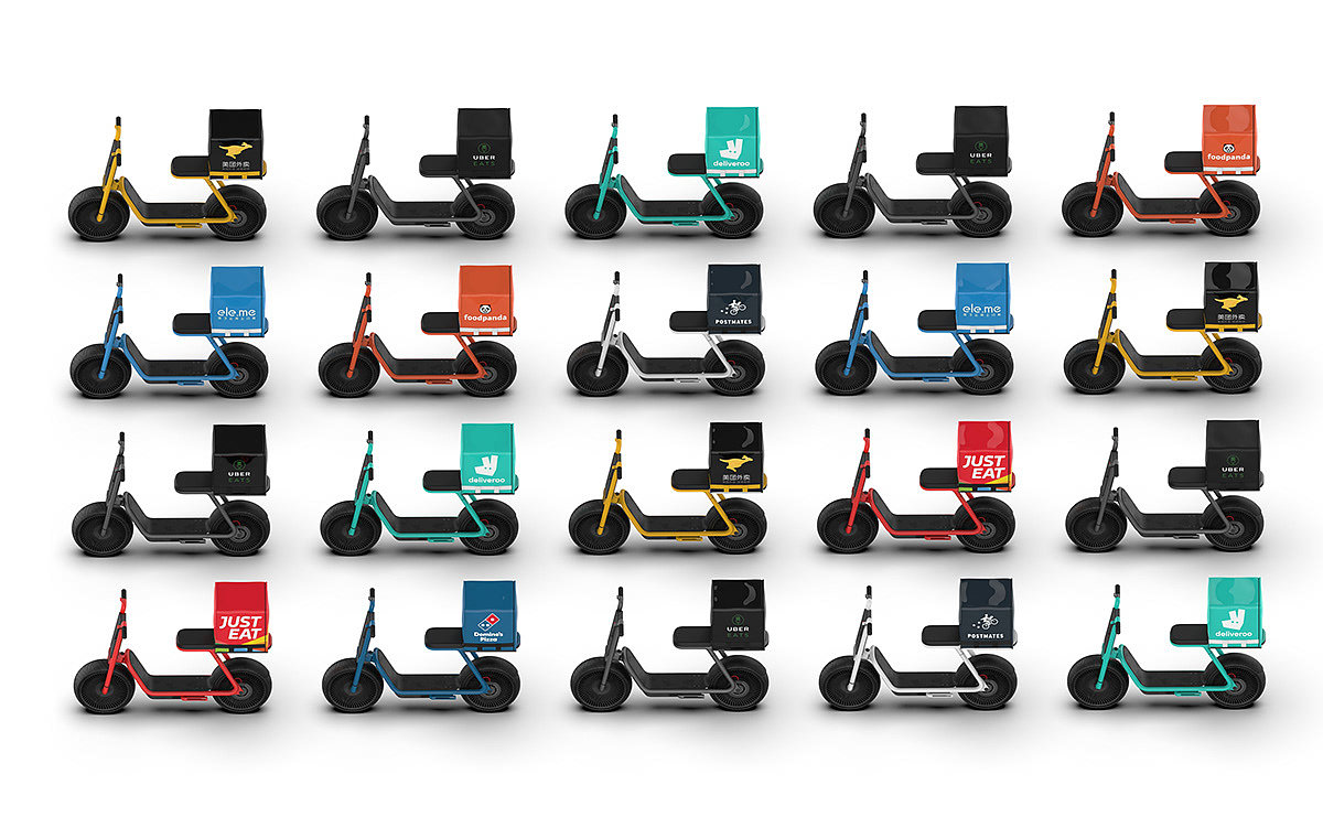 Aira，Electric scooter，vehicle，industrial design，