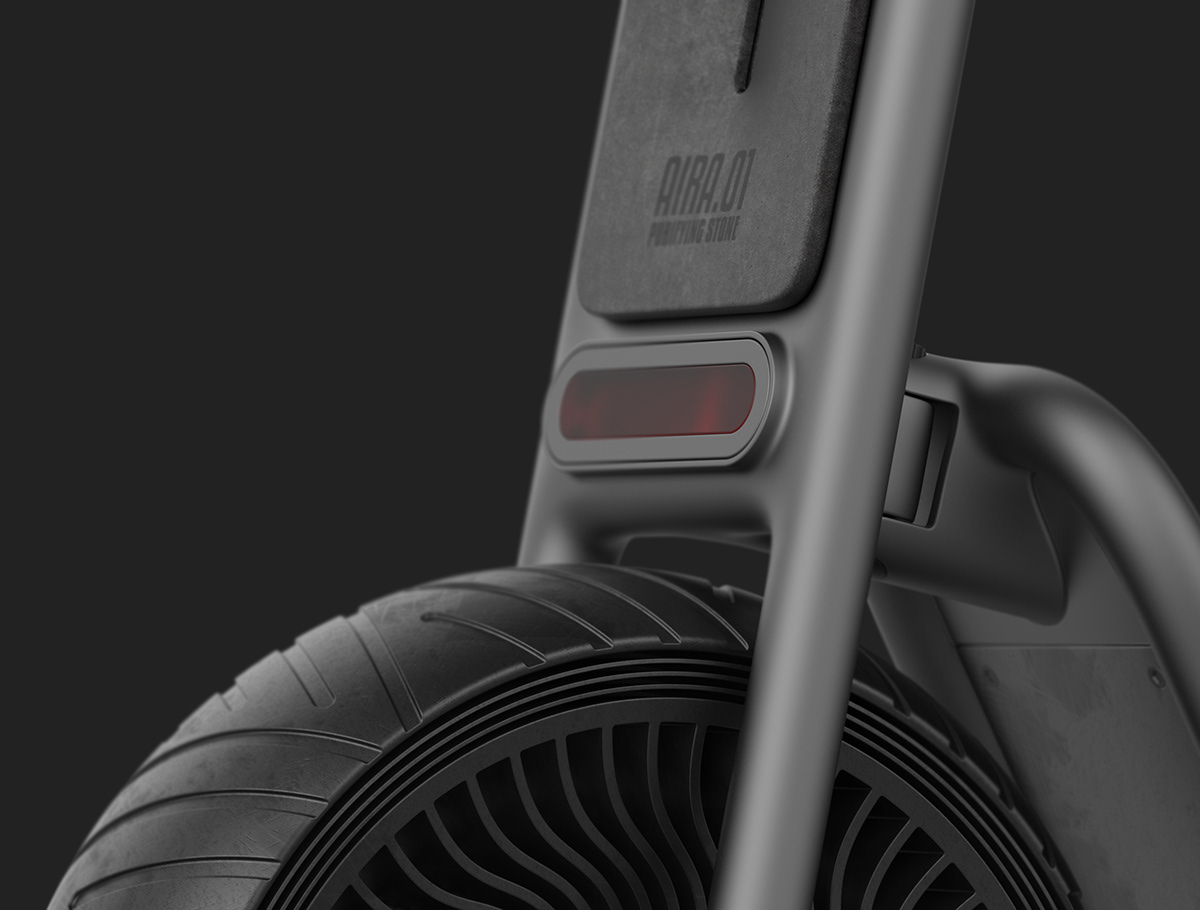 Aira，Electric scooter，vehicle，industrial design，