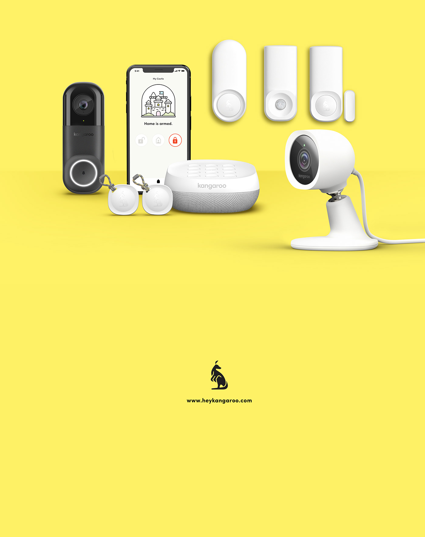 Aaron Saxton，app，Kangaroo，security，