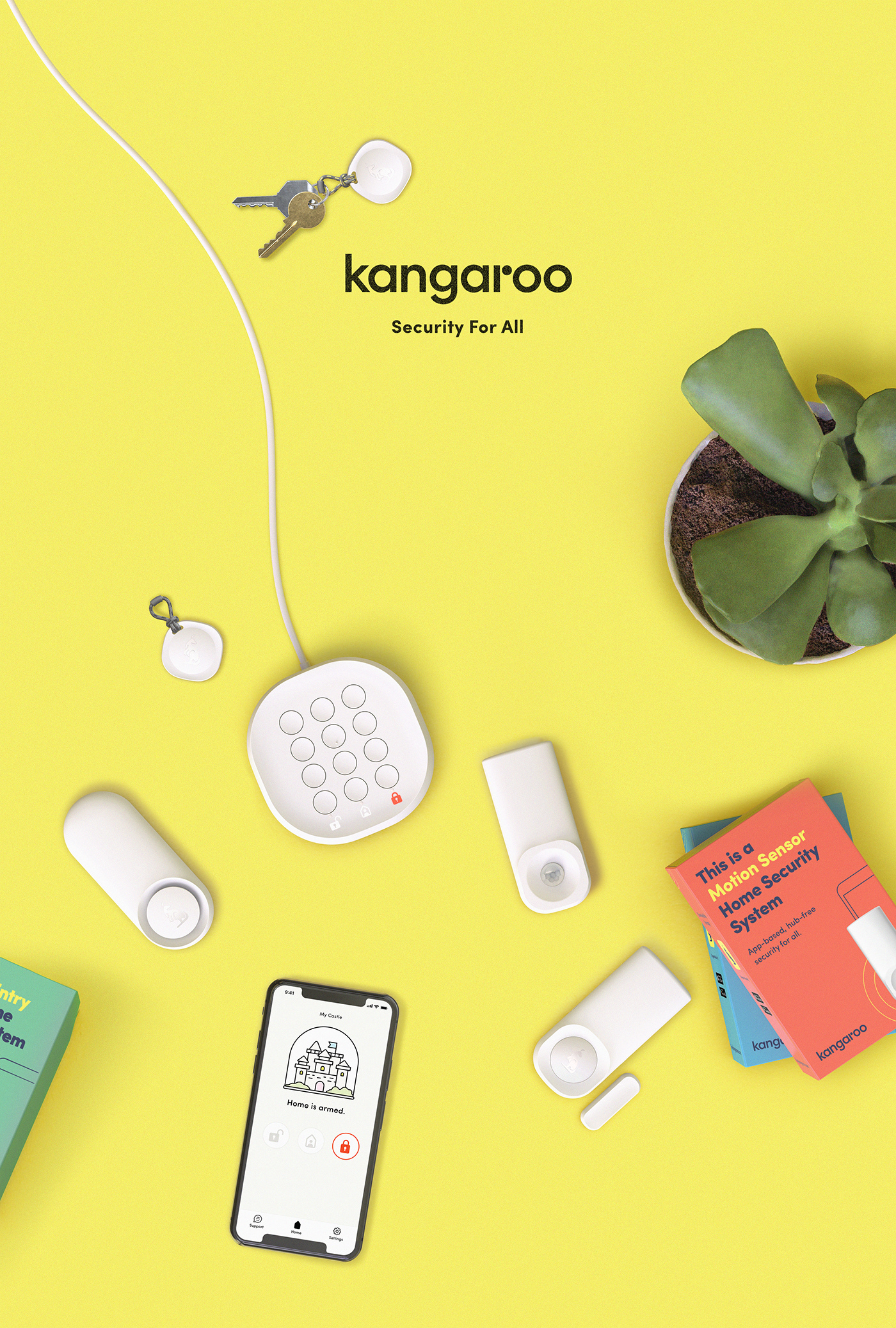 Aaron Saxton，app，Kangaroo，security，