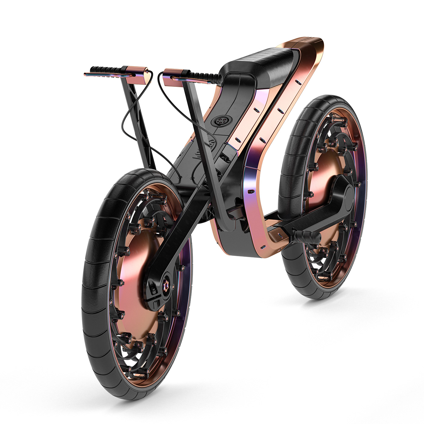 Electric，motorcycle，B4，Dennis Sedov，