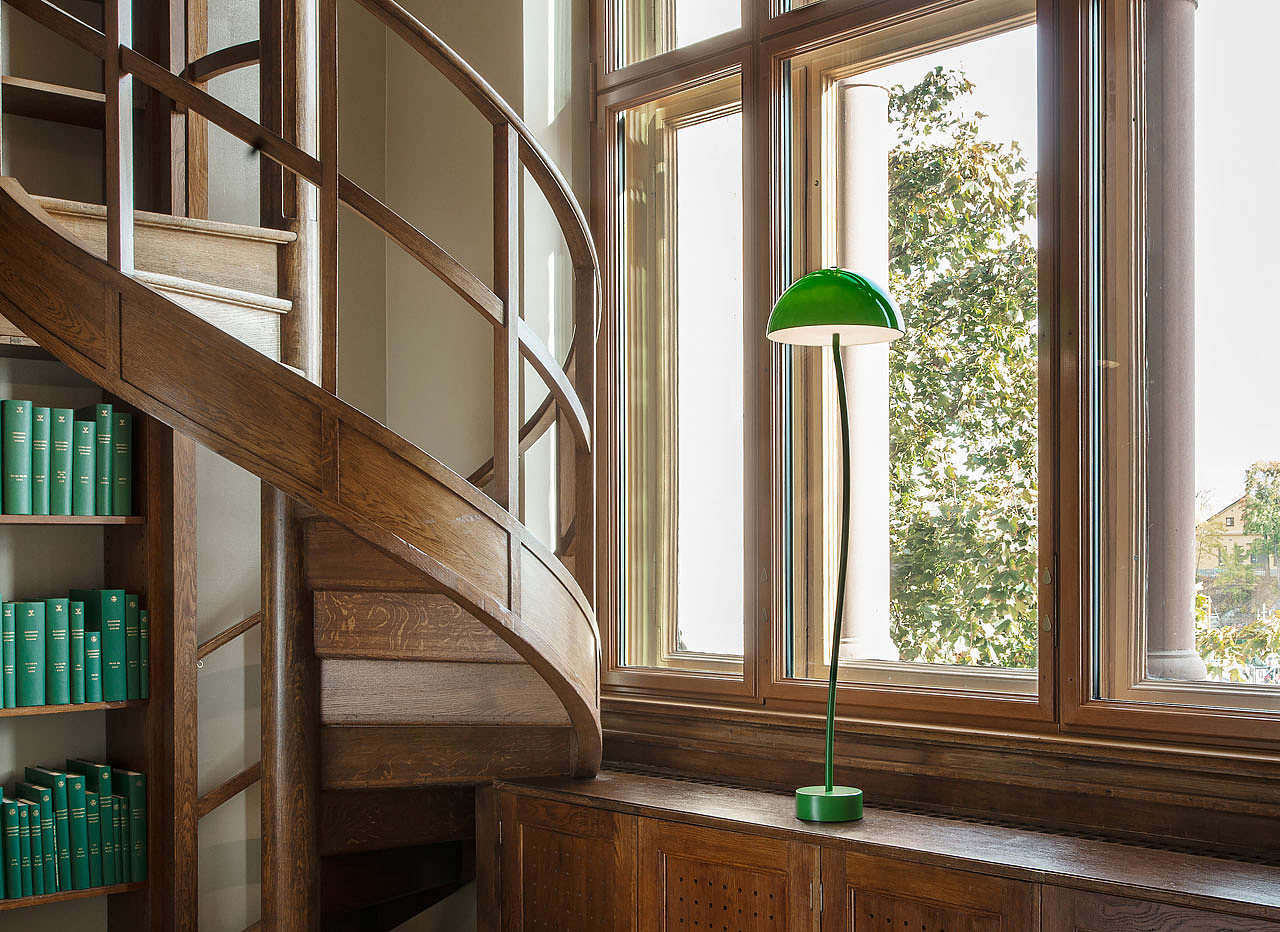 Curve for Zero，Desk lamp，lighting，Botany，Front，