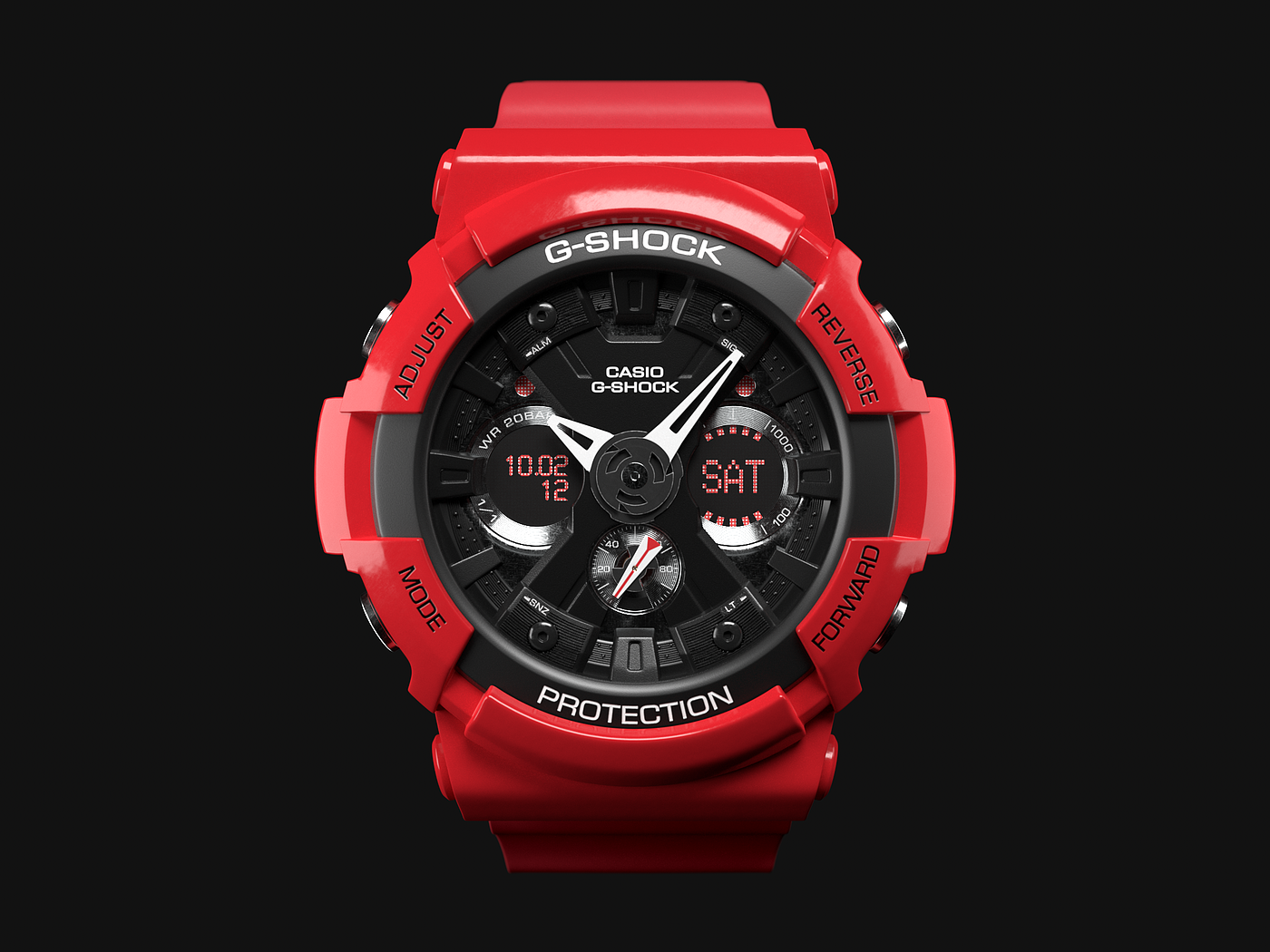 Model，Wrist watch，CASIO，