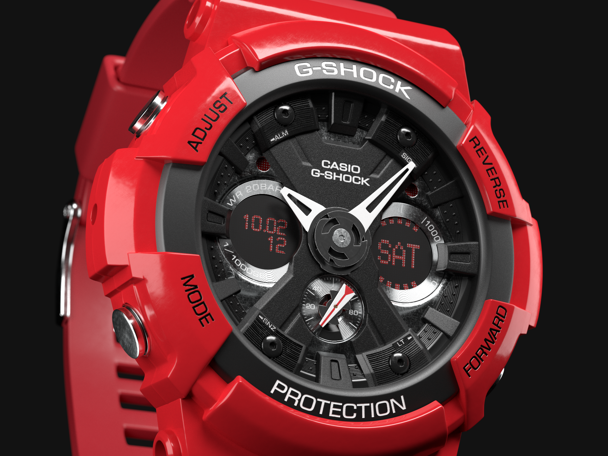 Model，Wrist watch，CASIO，