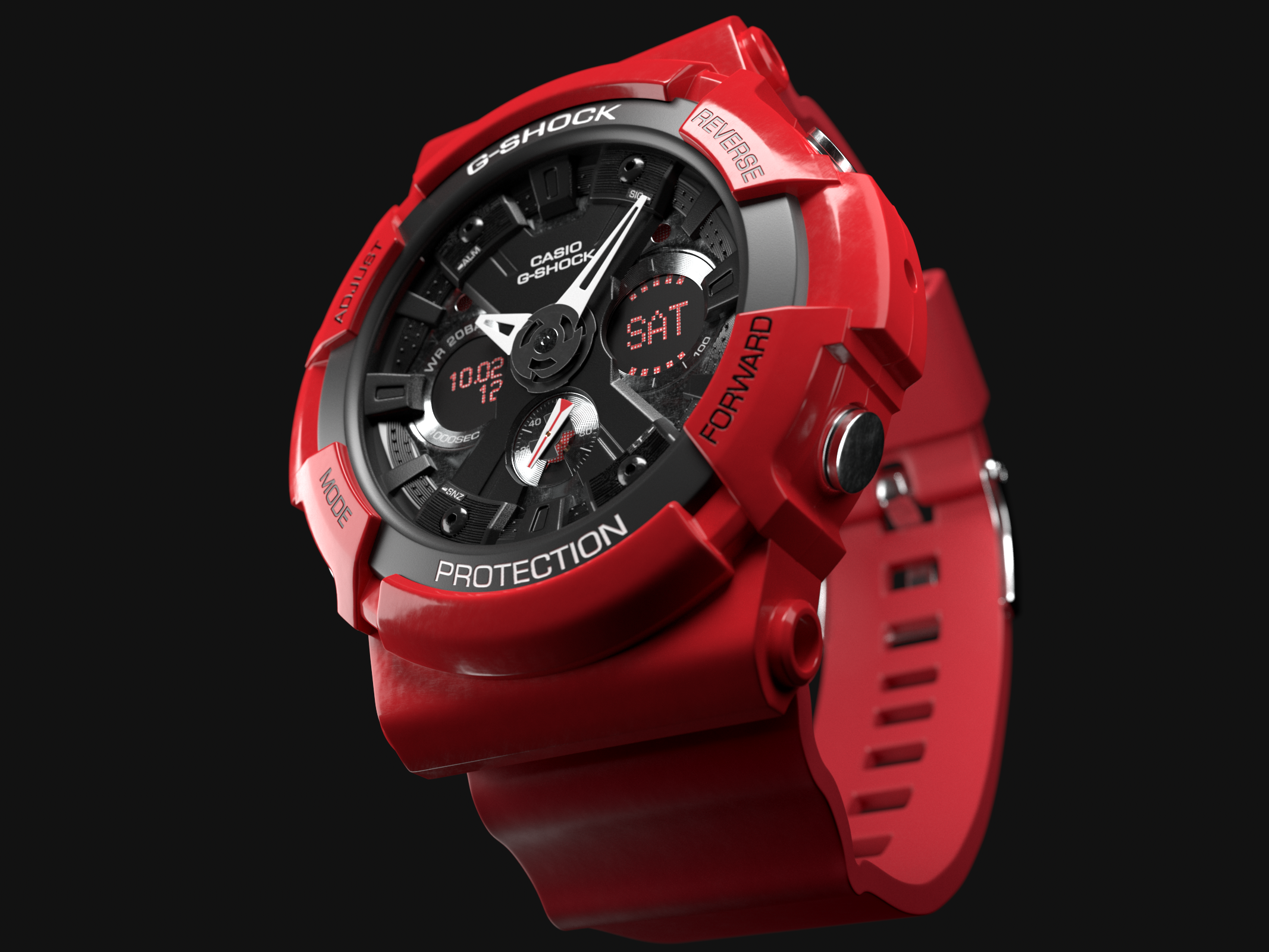 Model，Wrist watch，CASIO，