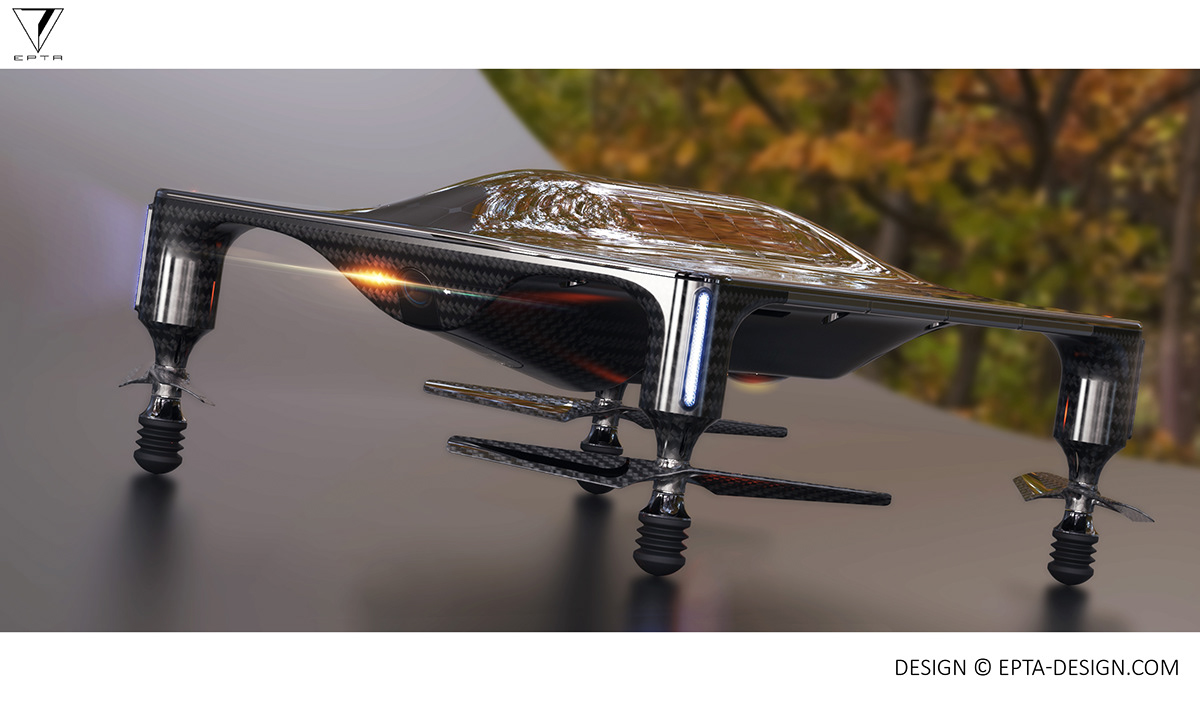 industrial design，Digital，UAV，BoyFlat drone，