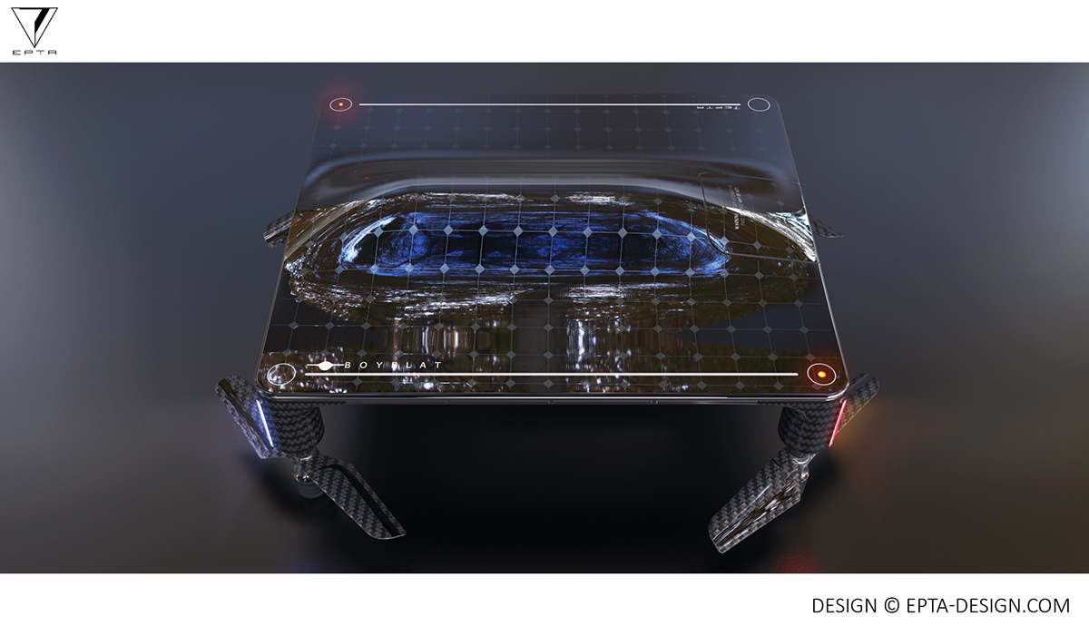 industrial design，Digital，UAV，BoyFlat drone，