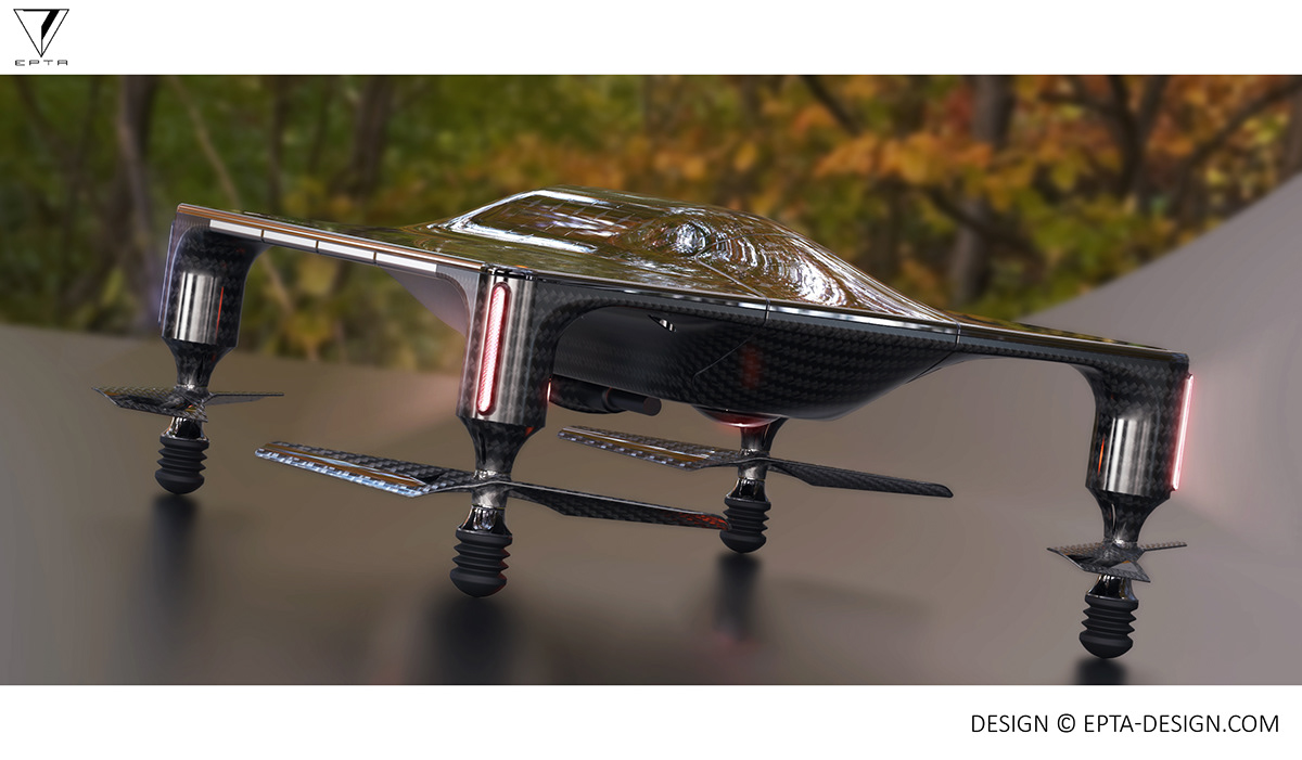 industrial design，Digital，UAV，BoyFlat drone，