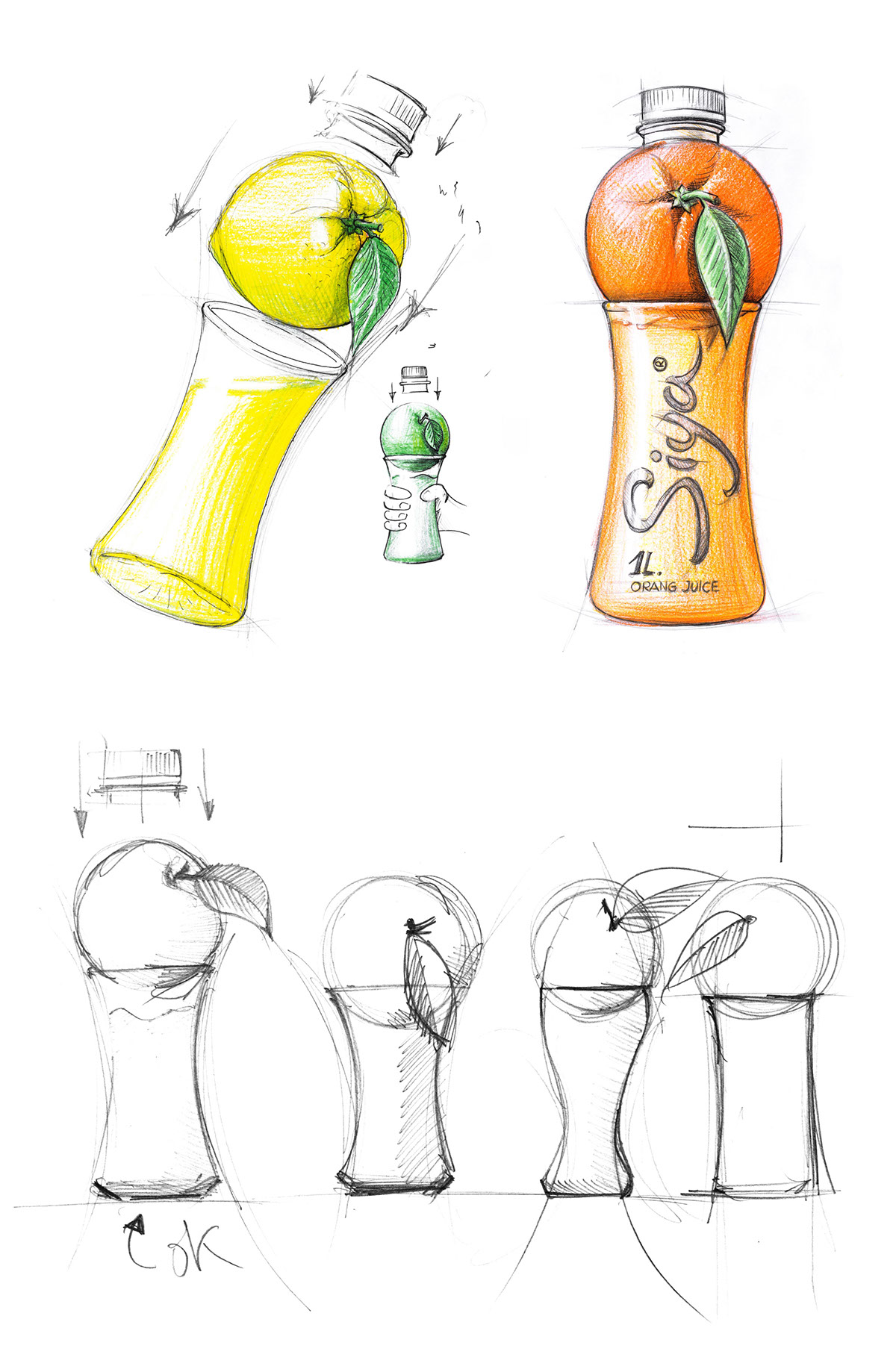 siya果汁系列创意包装欣赏,喝完舍不得扔的饮料瓶!