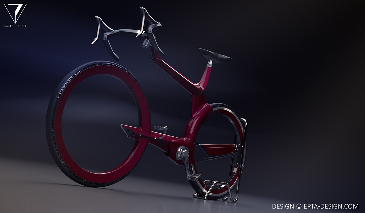 industrial design，ORBITAL FRAME，vehicle，Bicycle，