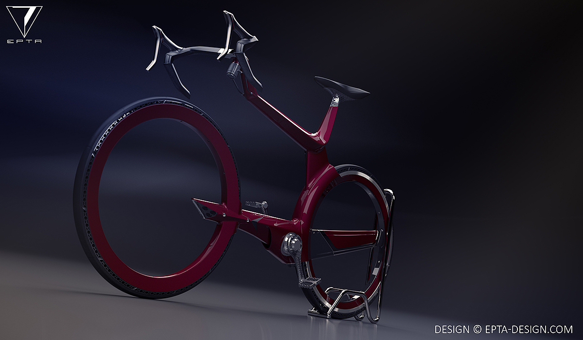 industrial design，ORBITAL FRAME，vehicle，Bicycle，