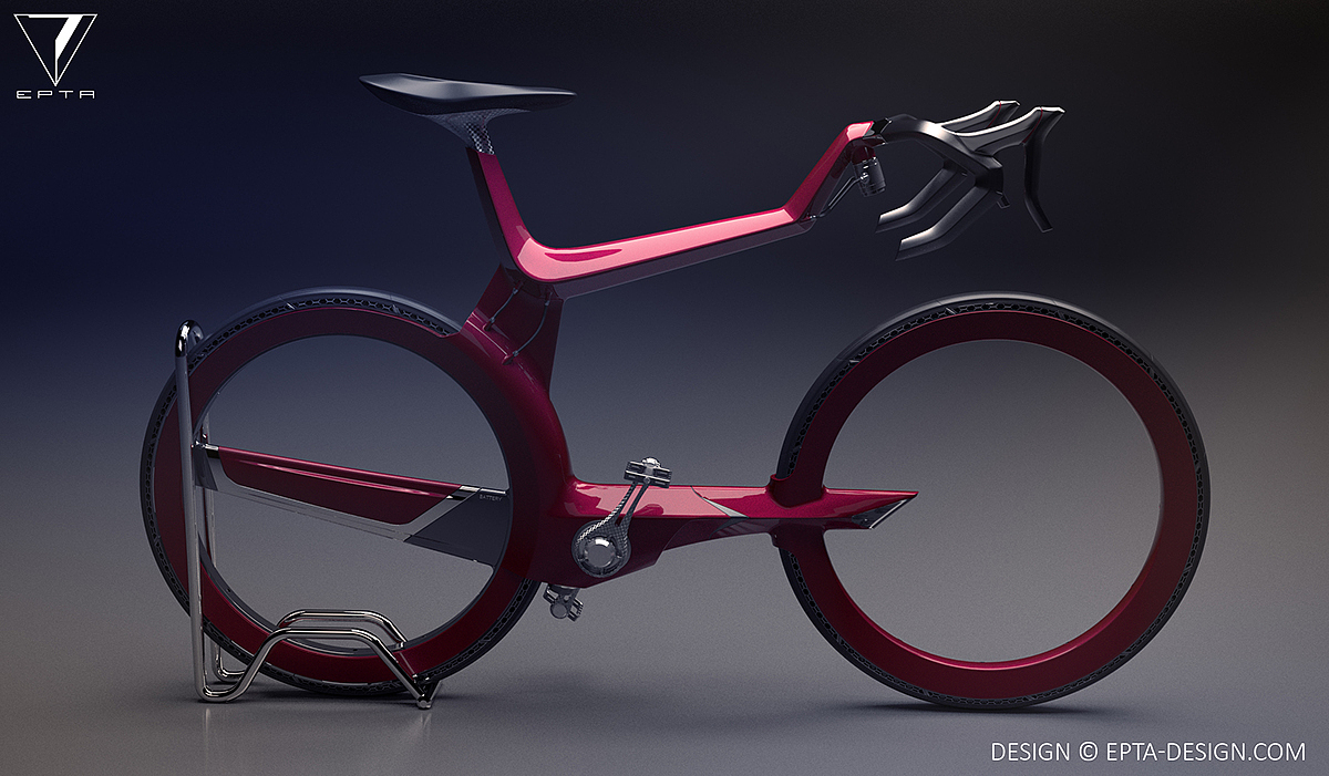 industrial design，ORBITAL FRAME，vehicle，Bicycle，